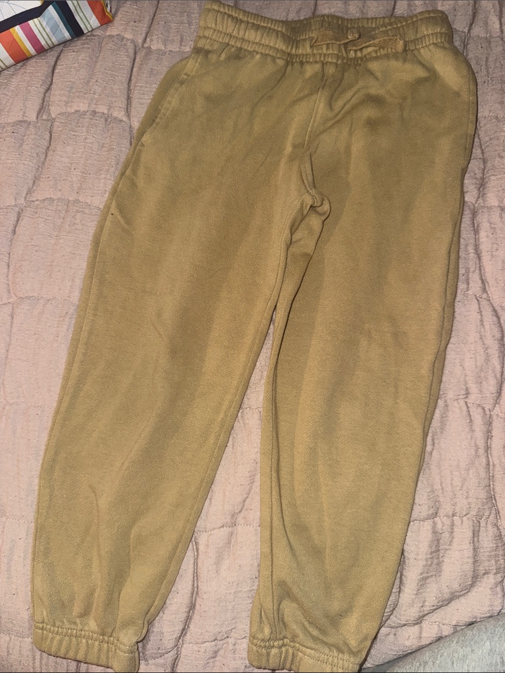 Boys size 6-7 Cozy Elastic-Waist Jogger Pants